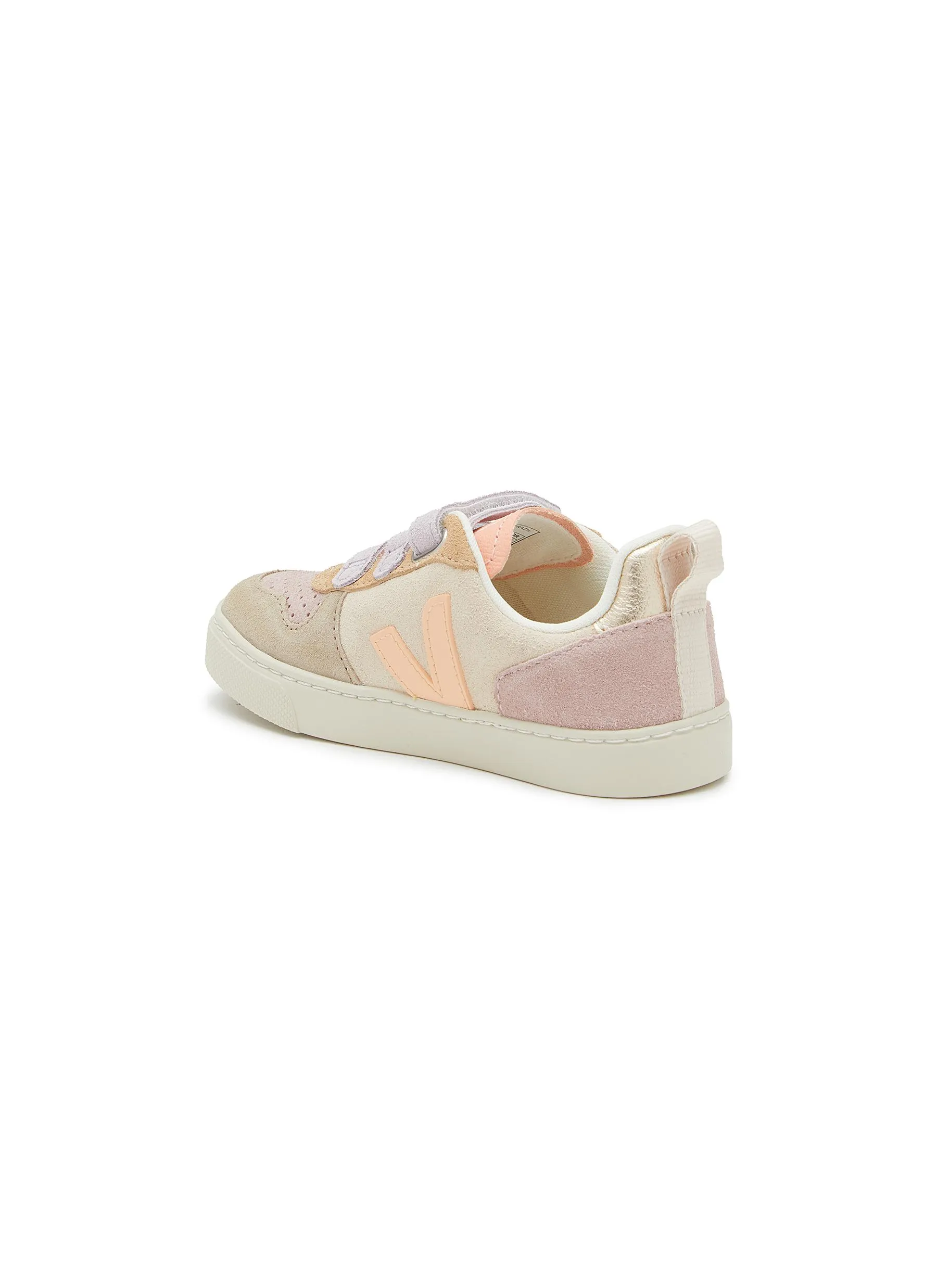 -----------VEJA ---- ------------ ----V-10 Velcro Suede Kids Sneakers --