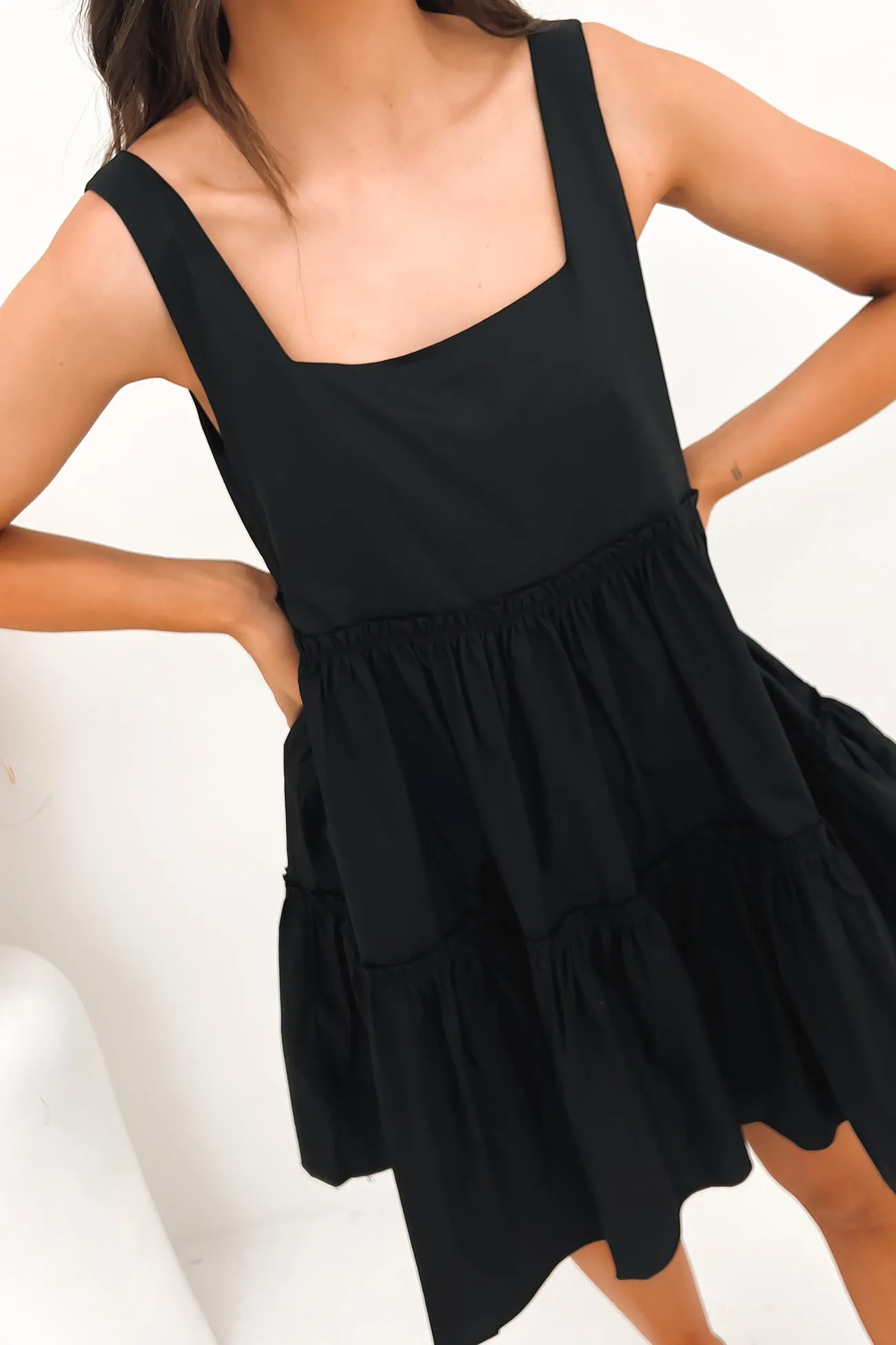 Aisha Mini Dress Black