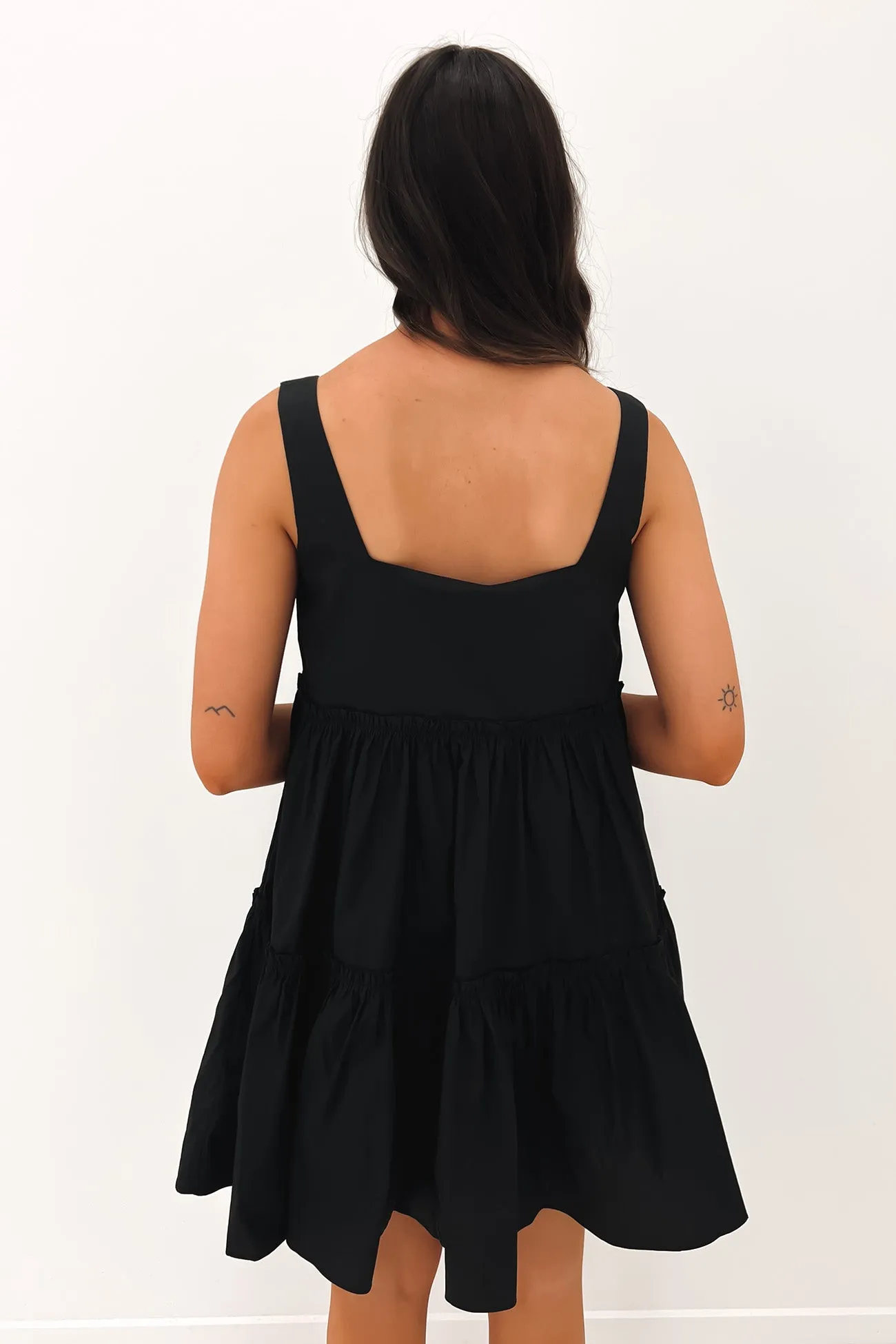 Aisha Mini Dress Black