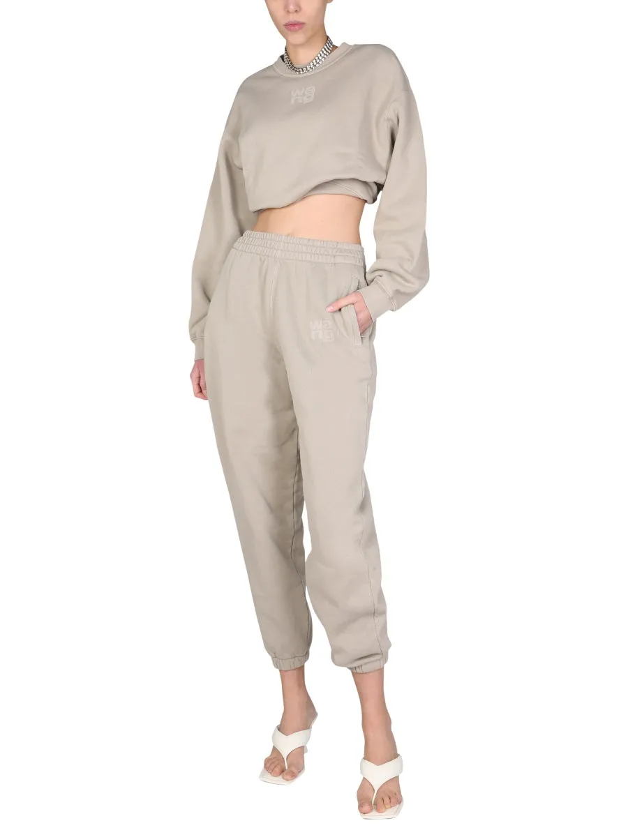 Alexander Wang Puff Logo Sweatpants