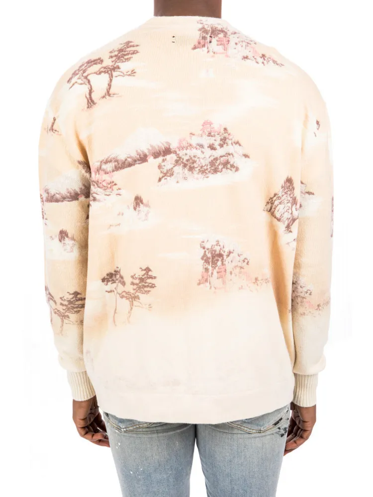 AMIRI  |Tropical Patterns Cashmere Street Style Cardigans