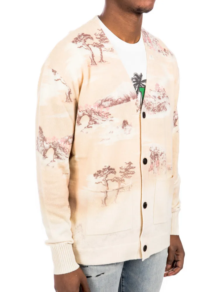 AMIRI  |Tropical Patterns Cashmere Street Style Cardigans