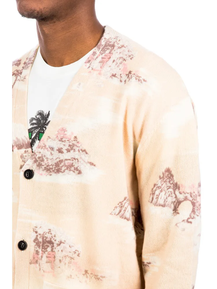 AMIRI  |Tropical Patterns Cashmere Street Style Cardigans