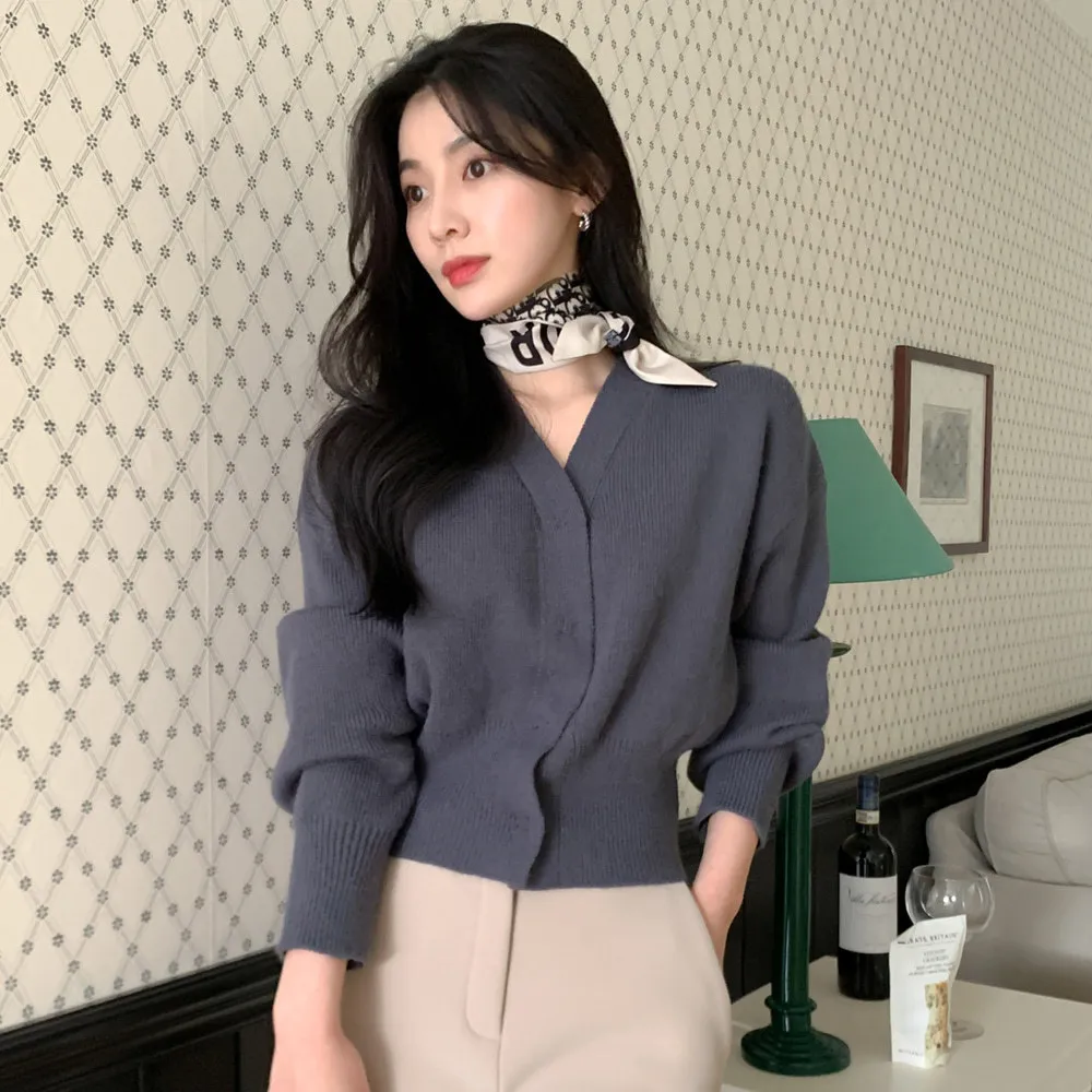 BADDIARY  |Long Sleeves Plain Office Style Elegant Style Formal Style