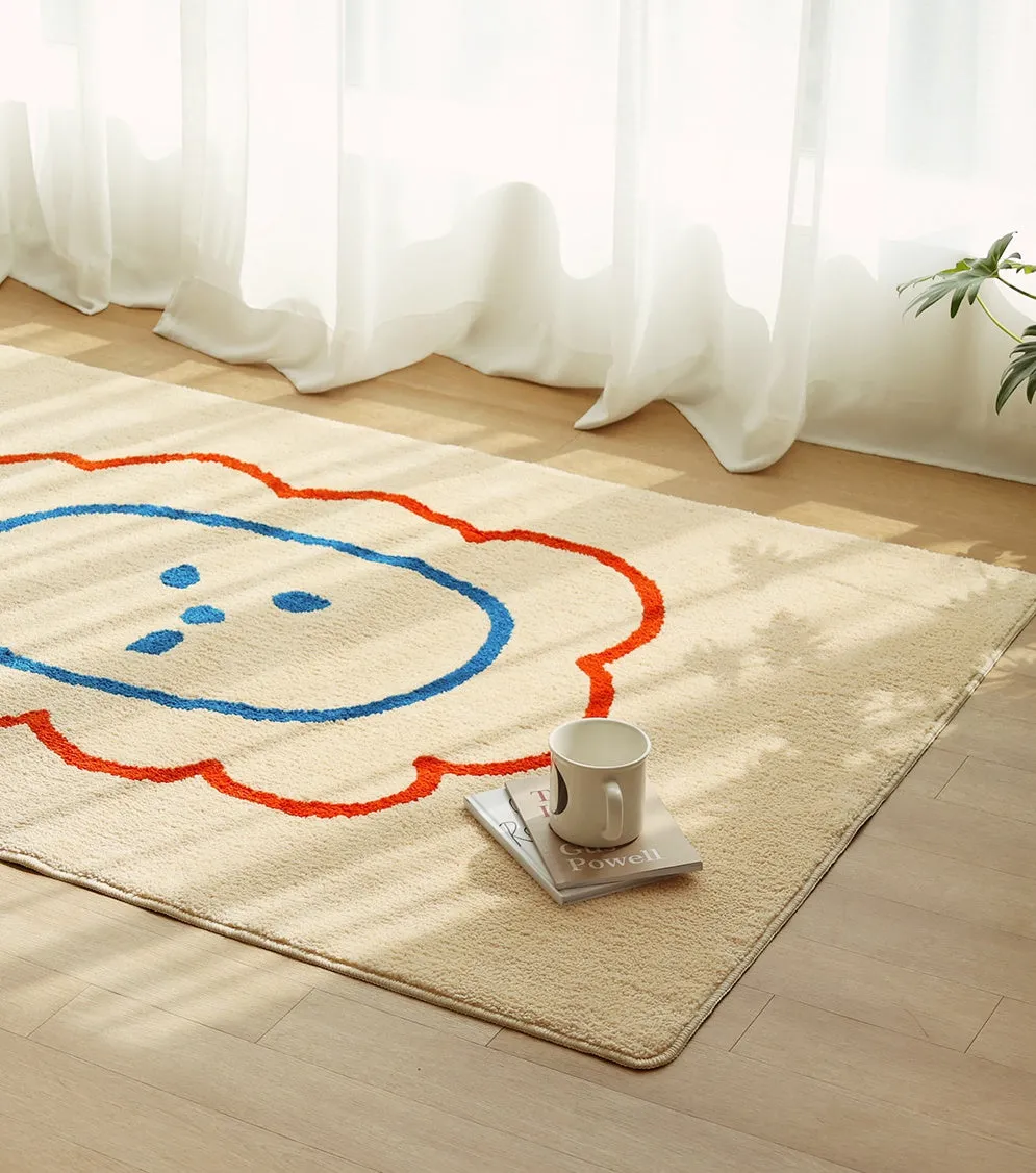 Beige Lion Carpet Home decor Livingroom Children Rugs Bedroom antislip