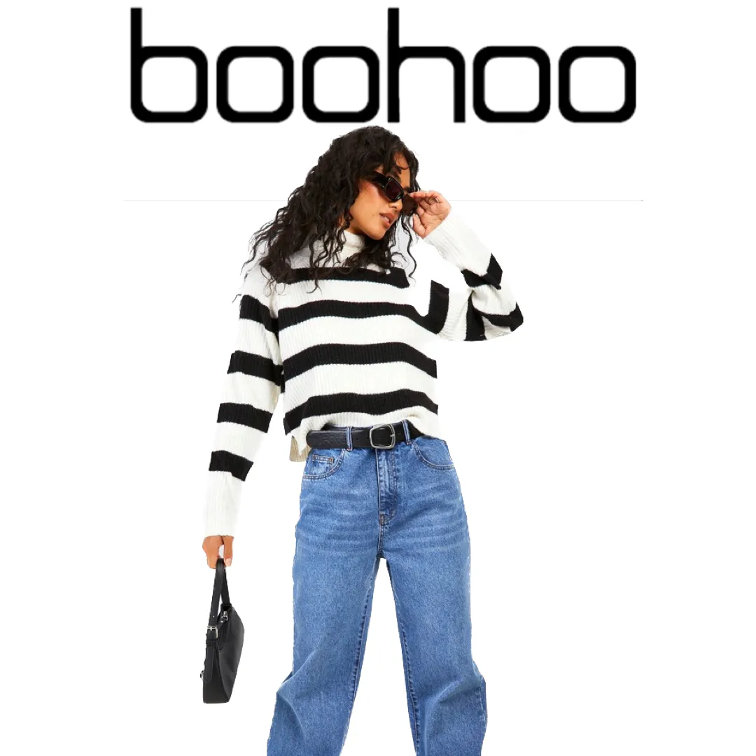 boohoo  |Stripes Casual Style Party Style Office Style Elegant Style