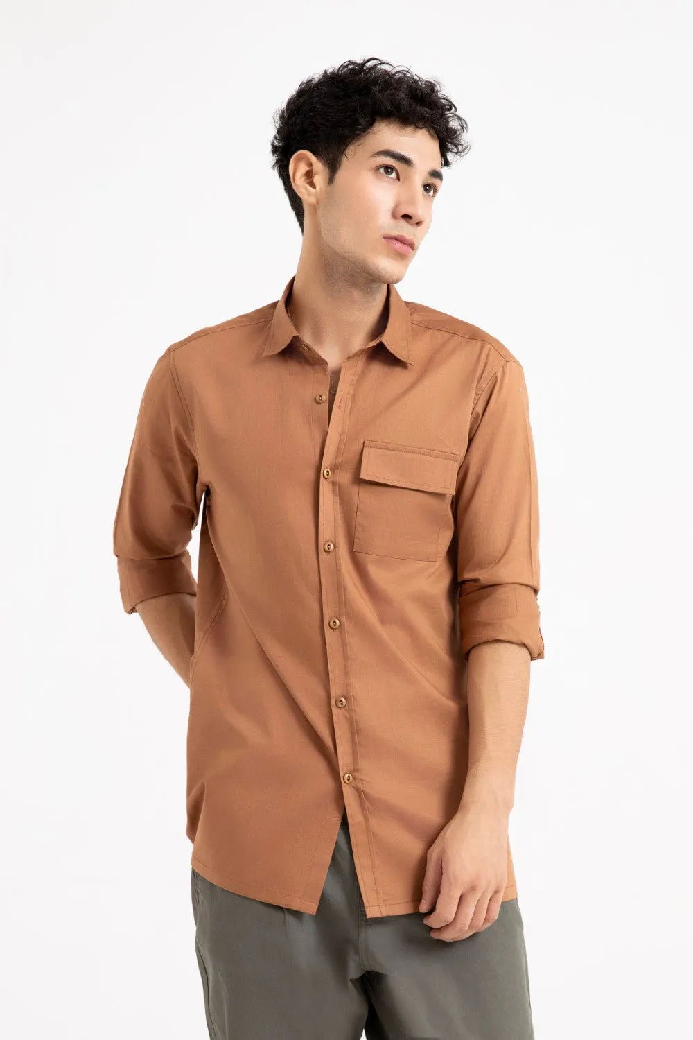 Camel Casual Shirt