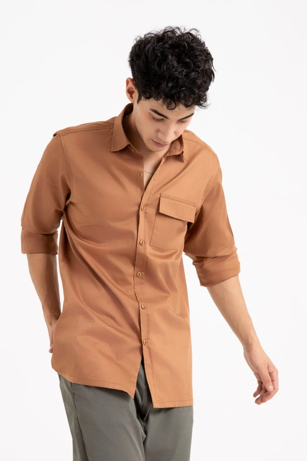 Camel Casual Shirt