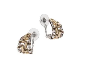 Canias Collection Safety Chain Post Earrings by John Medeiros