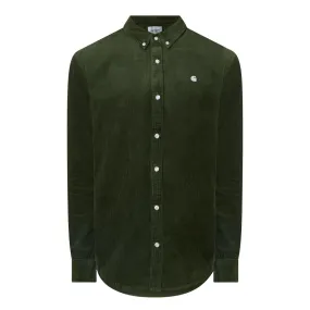 CARHARTT WIP Madison Corduroy Casual Shirt - Dark Green