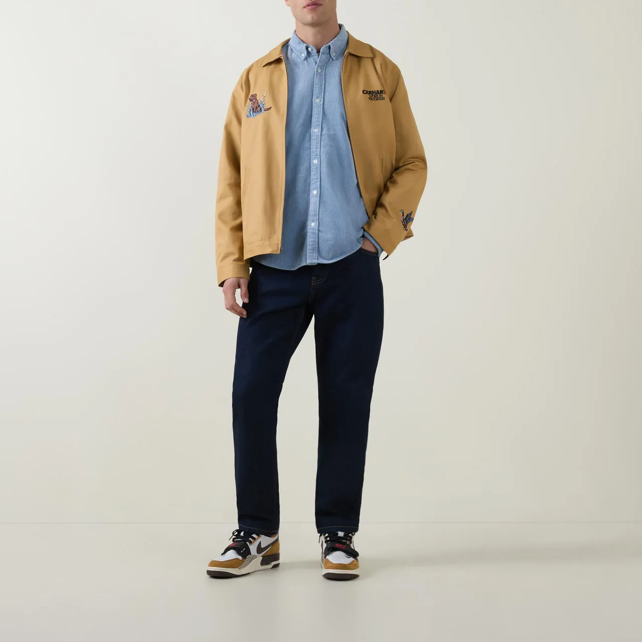 CARHARTT WIP Madison Corduroy Casual Shirt - Light Blue