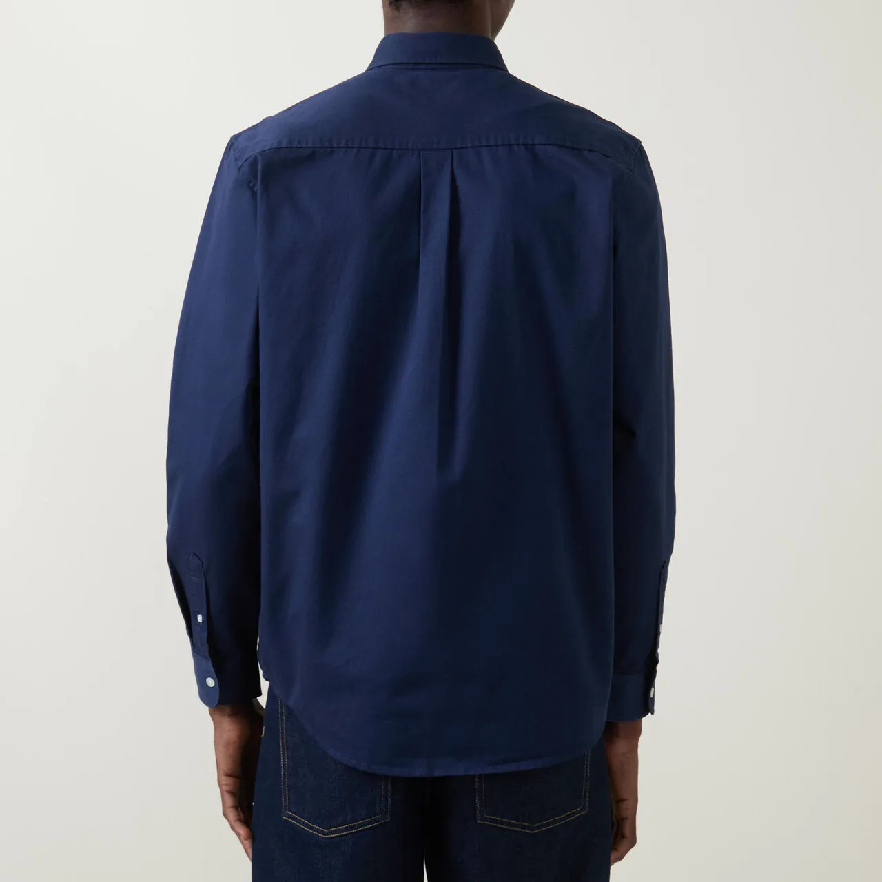 CARHARTT WIP Madison Logo Casual Shirt - Dark Blue