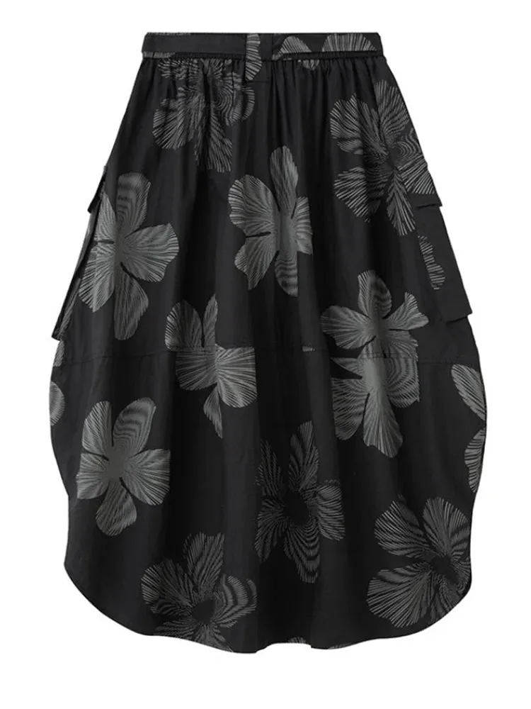 Carlada Floral Print Skirt