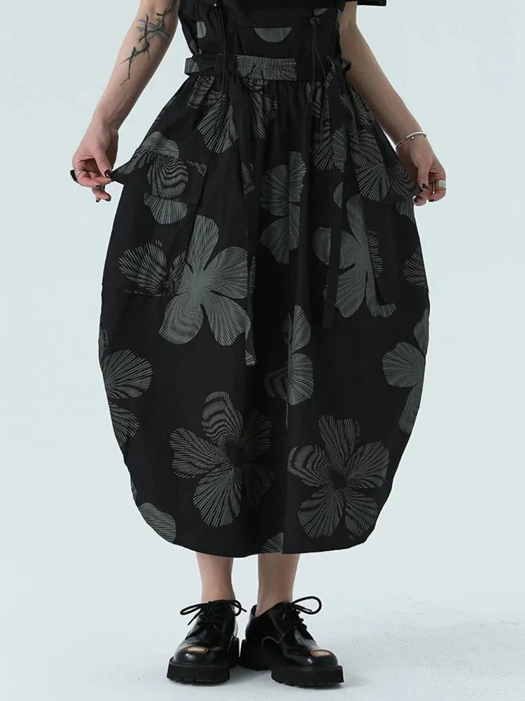 Carlada Floral Print Skirt