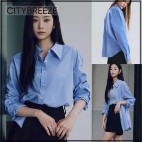 citybreeze  |Casual Style Long Sleeves Plain Formal Style