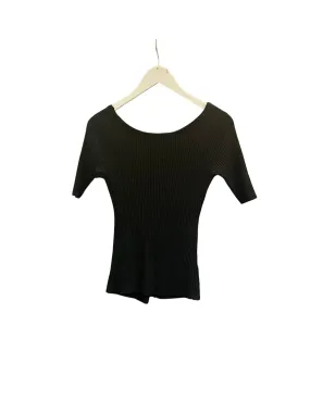 Clever Alice Backless Top in Black