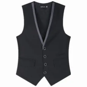 Colete Masculino Business Men Dress Vests SM6azers Jackets Men's Casual Slim Fit Sleeveless Suit Vests Wedding Vests SM6