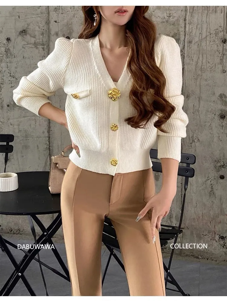 Dabuwawa  |Casual Style Long Sleeves Plain Party Style Elegant Style