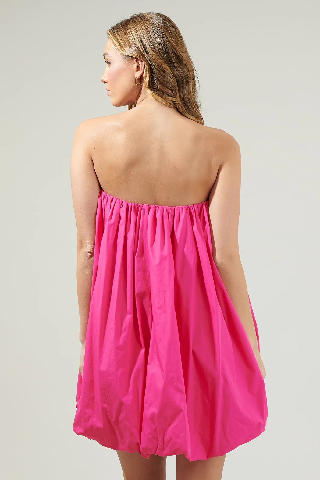 Delphi Strapless Bubble Mini Dress