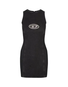 DIESEL Black De-Ferriz-Fsd Mini Dress