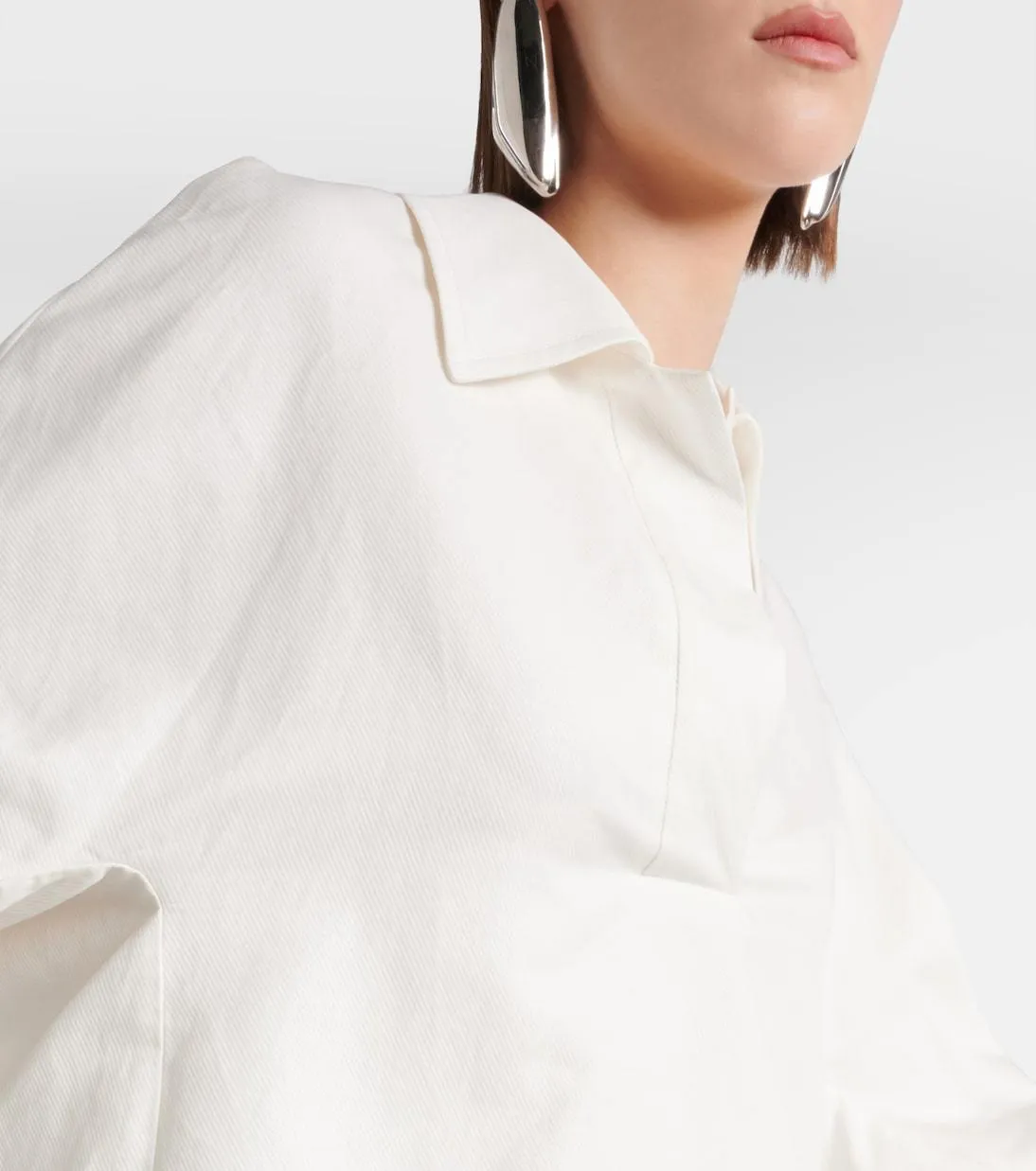 Dries Van Noten  |Linen Long Sleeves Plain Cotton Office Style Oversized