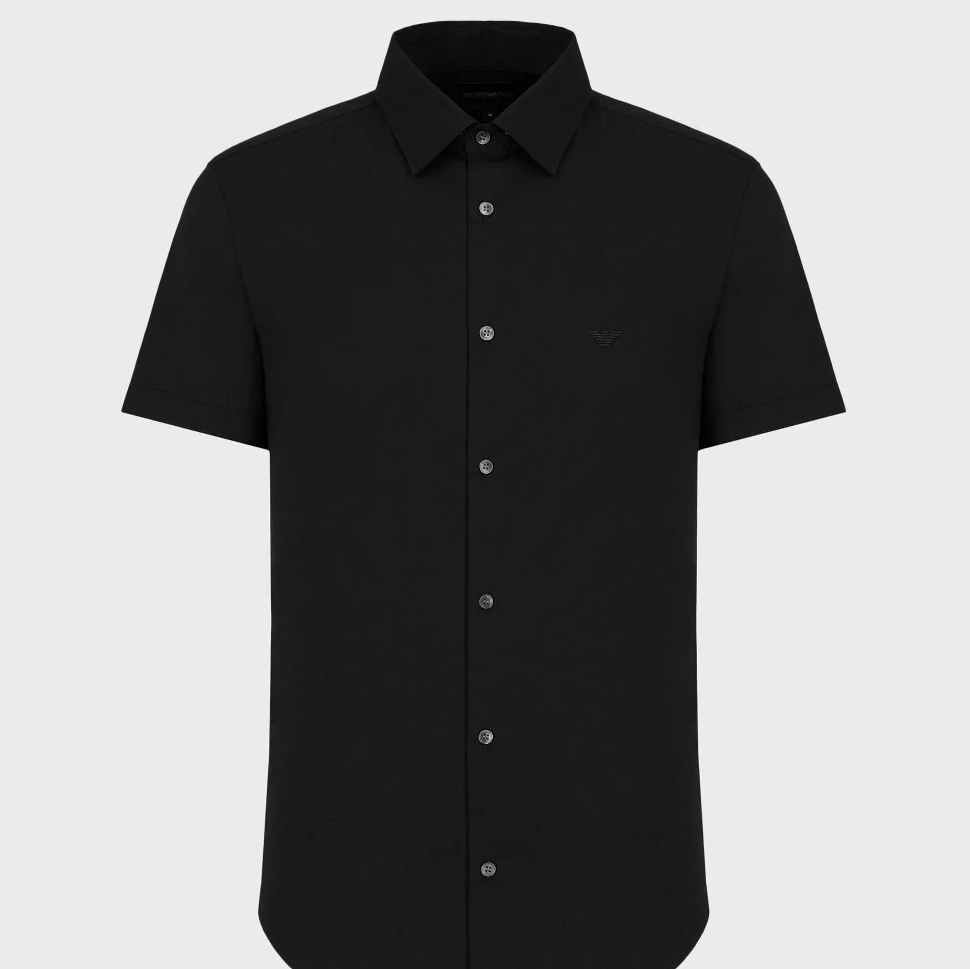 Emporio Armani Black Short-Sleeved Shirt