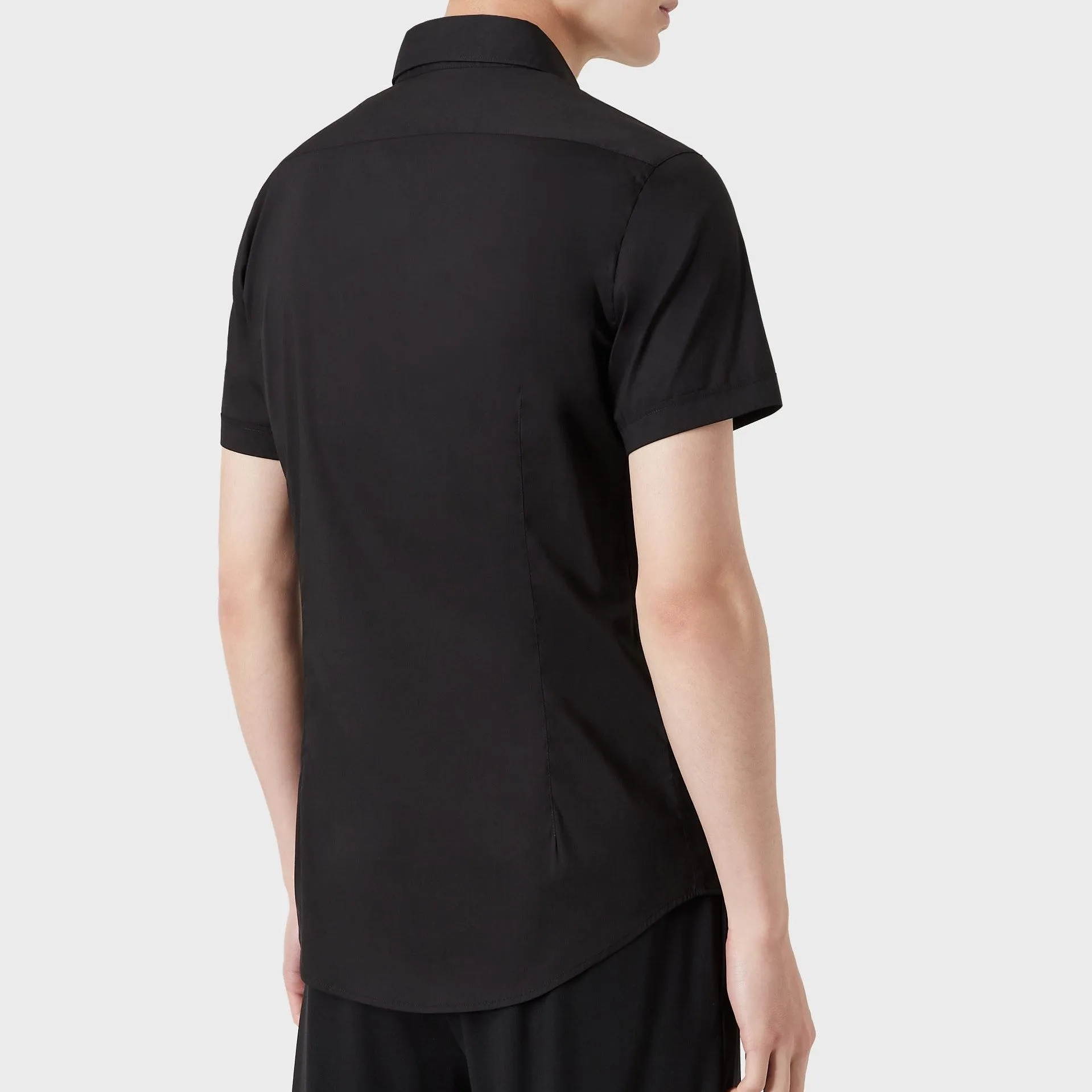 Emporio Armani Black Short-Sleeved Shirt