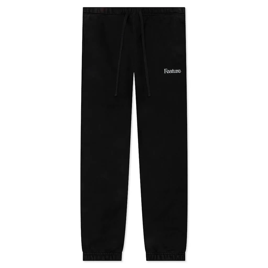 Flame Sweatpants - Black