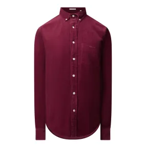 GANT Corduroy Regular-Fit Casual Shirt - Wine