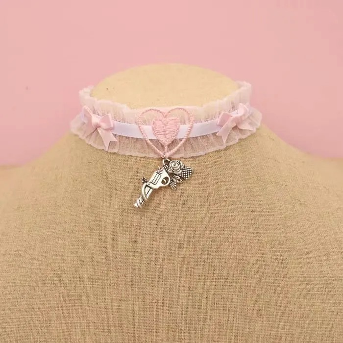 handmade choker earring accessories