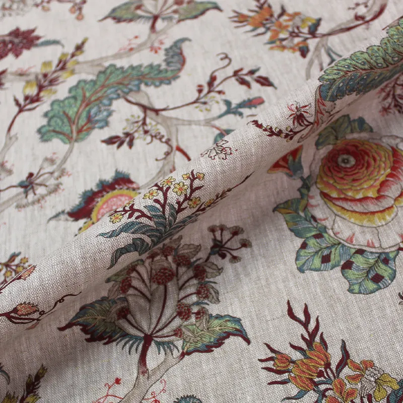 Home Furnishing Linen - Arts and Crafts Floral