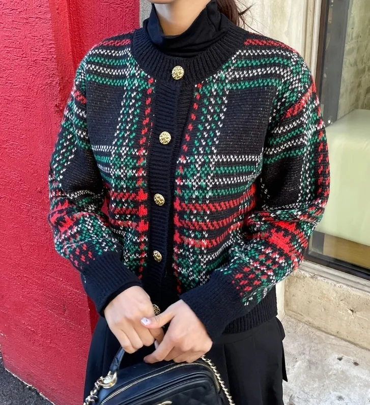 I AM MARI  |Glen Patterns Other Plaid Patterns Casual Style Street Style