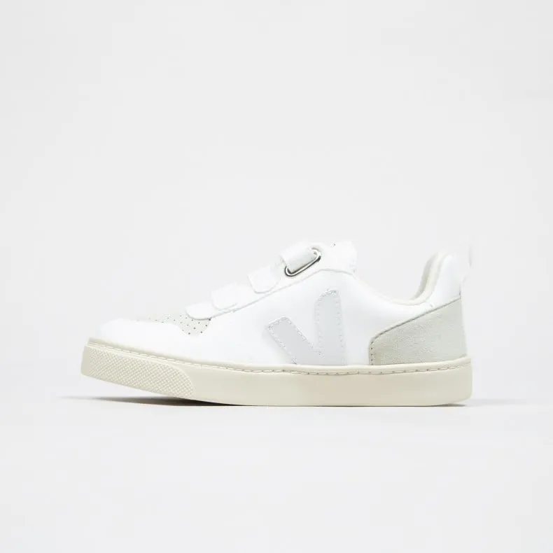 Juniors' Veja V-10 Velcro CWL (White/Natural)