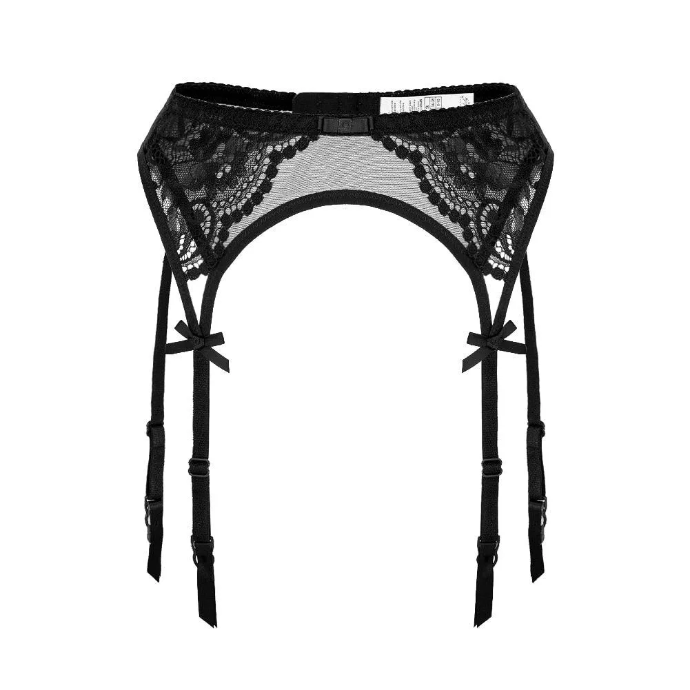 Lace garter belt transparent Underwear suspender belt