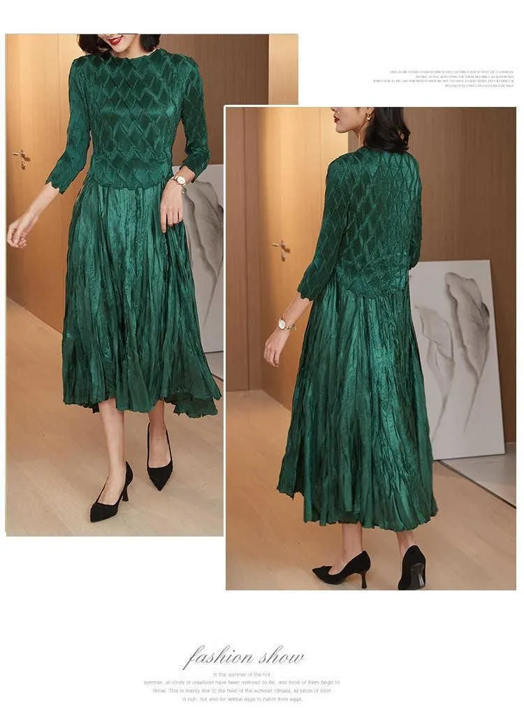 LD LINDA DELLA Solid Maxi Long Dress