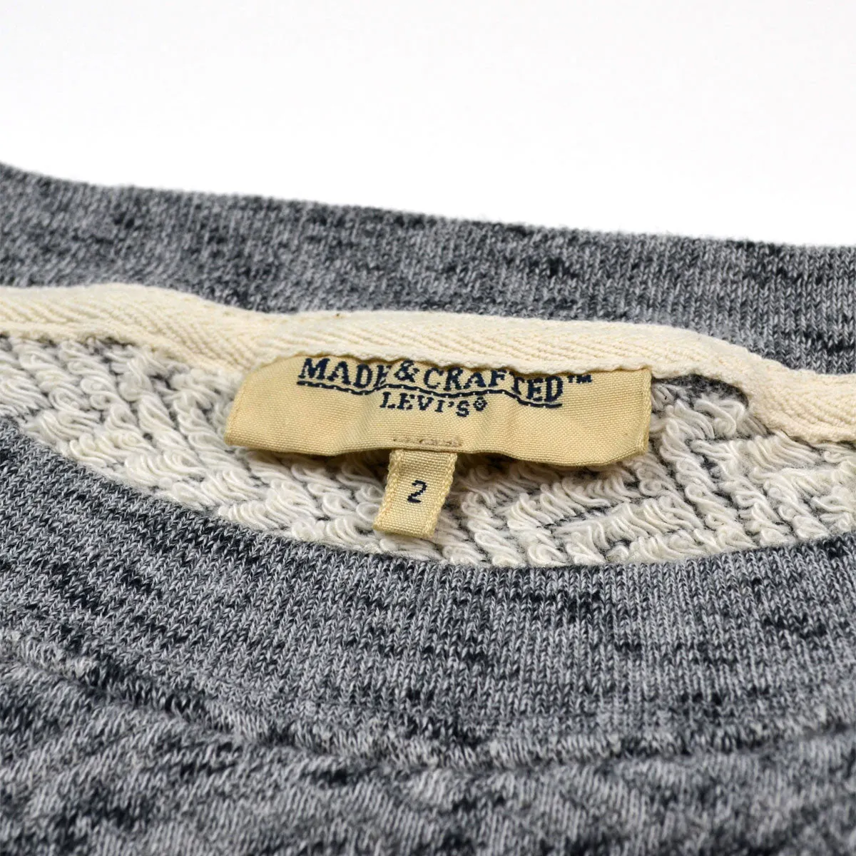 Levi's Made & Crafted - Crew Sweatshirt - Grey Mele