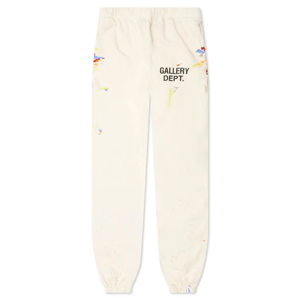 Logo Sweatpants - Antique White