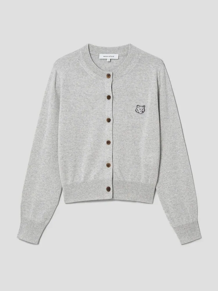 MAISON KITSUNE  |Casual Style Wool Rib Street Style Long Sleeves Plain