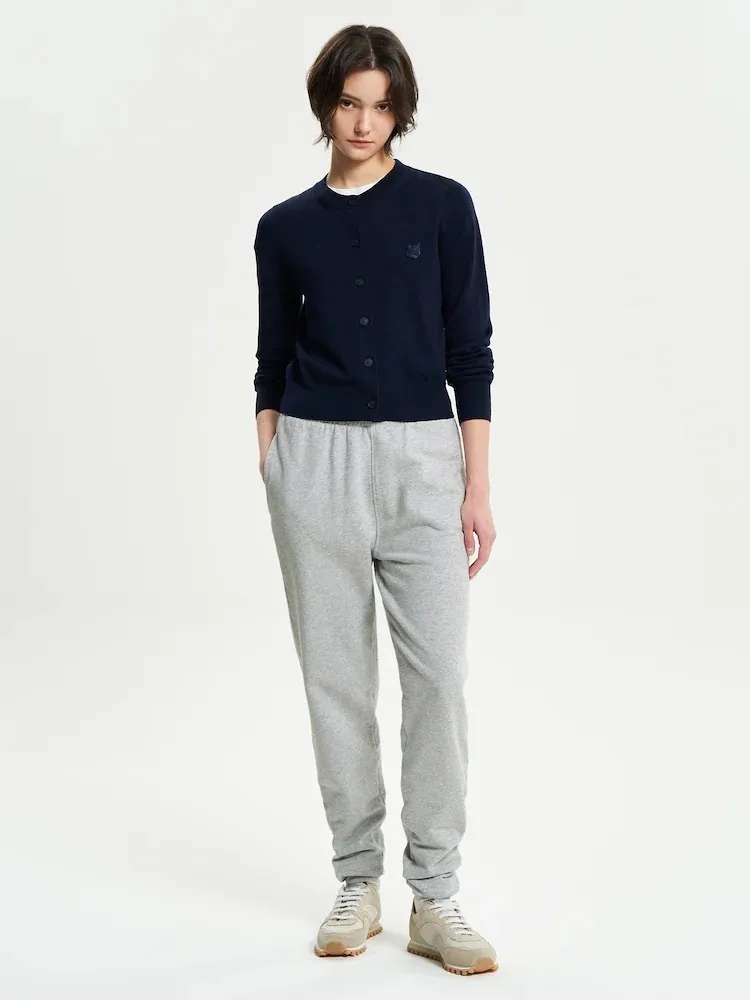 MAISON KITSUNE  |Casual Style Wool Rib Street Style Long Sleeves Plain