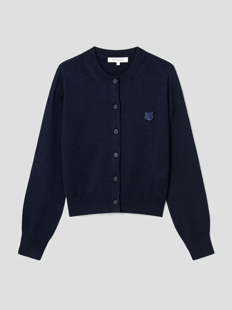 MAISON KITSUNE  |Casual Style Wool Rib Street Style Long Sleeves Plain