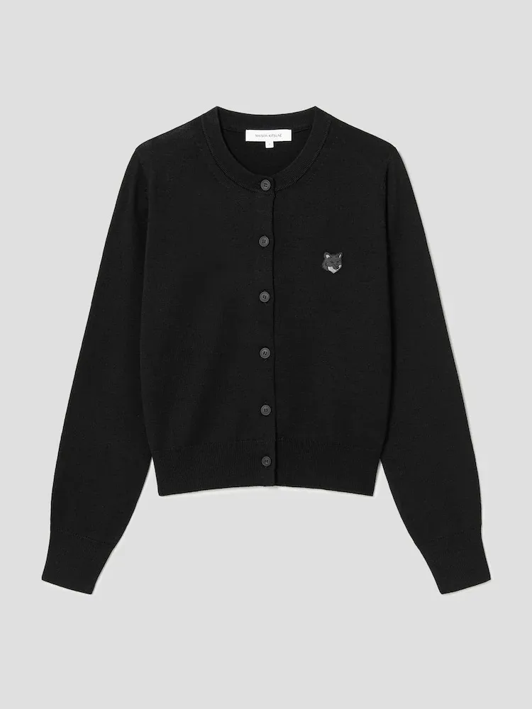 MAISON KITSUNE  |Casual Style Wool Rib Street Style Long Sleeves Plain