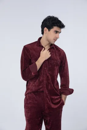 Maroon Casual Shirt