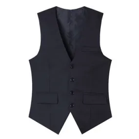 Men Sleeveless SM6azers Vest Men's Casual Slim Fit Veste De Loisir Herren Anzug SM6azers Notched Lapel Vest SM6