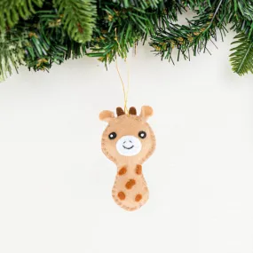 Mini Giraffe Felt Ornament