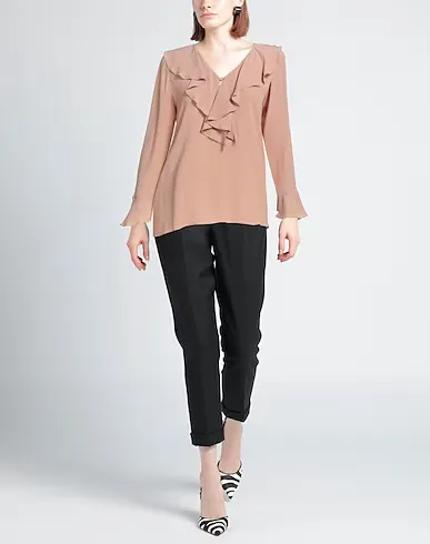 N21 numero ventuno  |Casual Style Silk Blended Fabrics Long Sleeves Plain