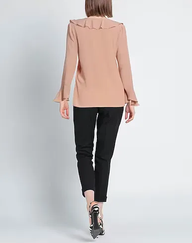 N21 numero ventuno  |Casual Style Silk Blended Fabrics Long Sleeves Plain