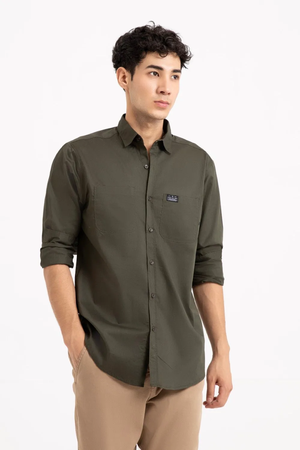 Olive Casual Shirt