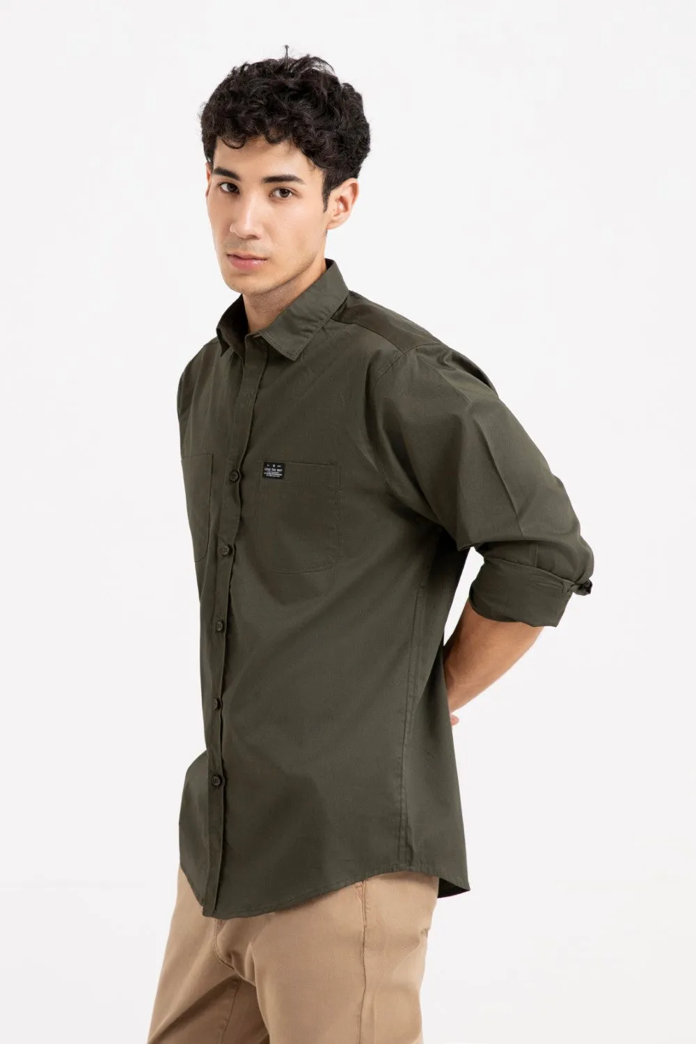 Olive Casual Shirt