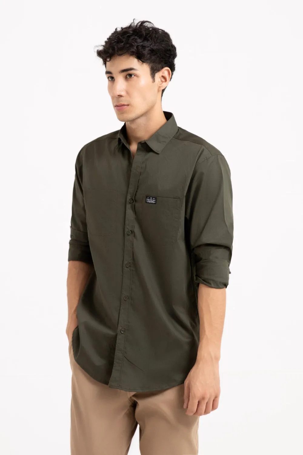 Olive Casual Shirt