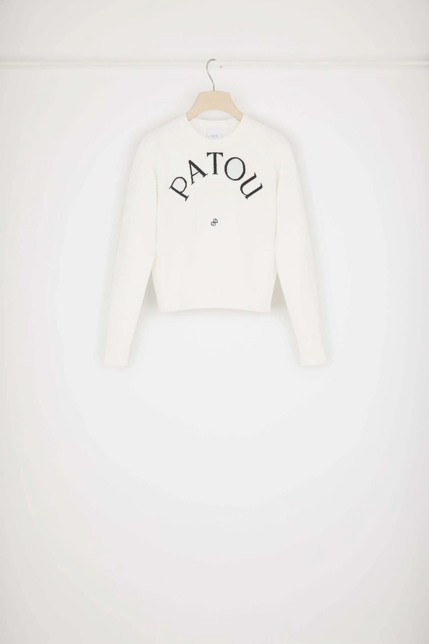 PATOU  |Crew Neck Casual Style Wool Long Sleeves Plain Party Style